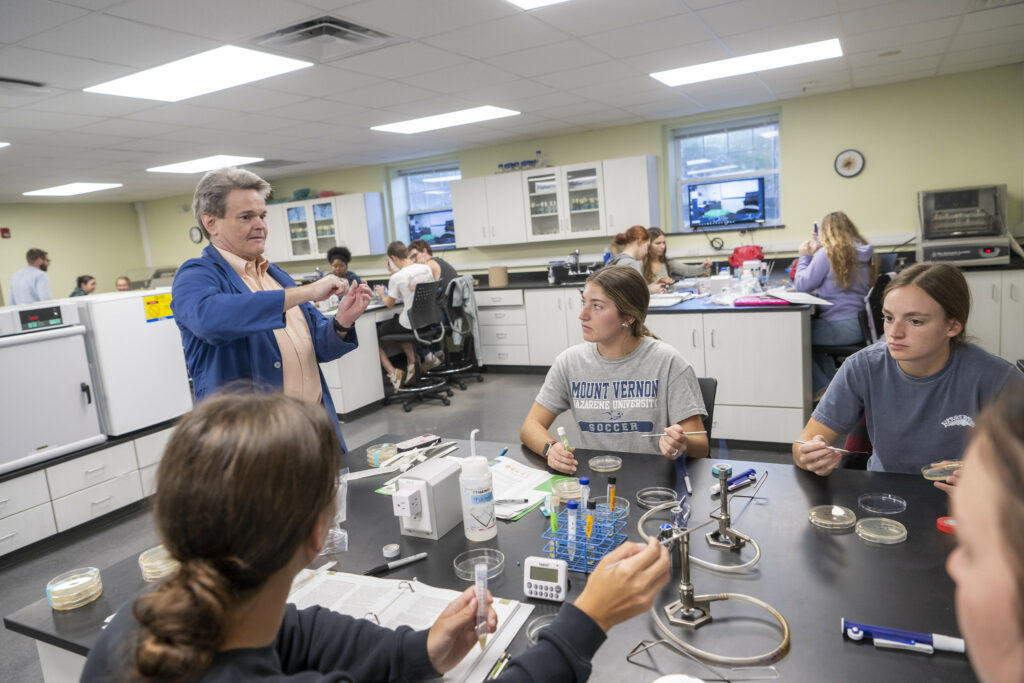 Biology class with Dr. Fuller