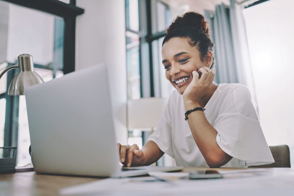 Female online learner