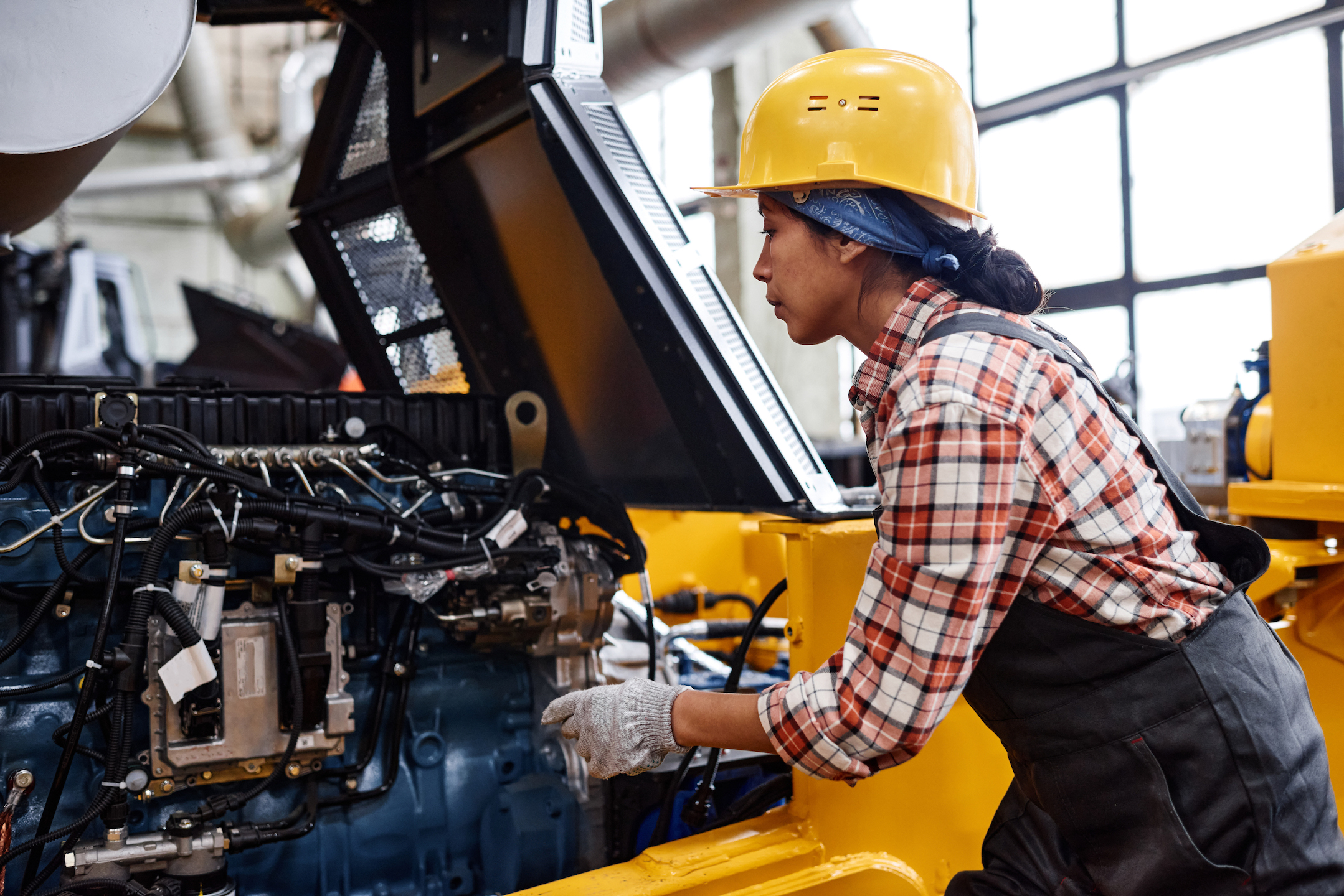 Female technician