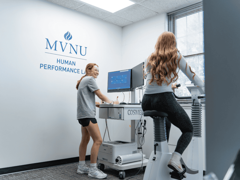 exercise science MVNU Mount Vernon Nazarene University human performance lab