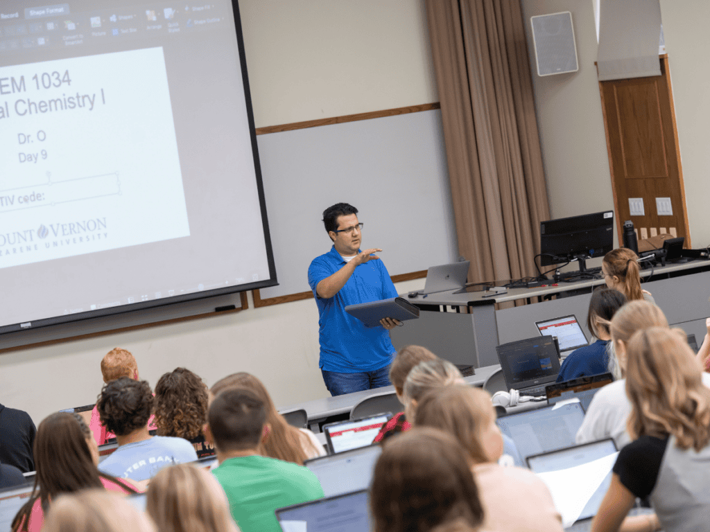 forensic science chemistry MVNU Mount Vernon Nazarene University