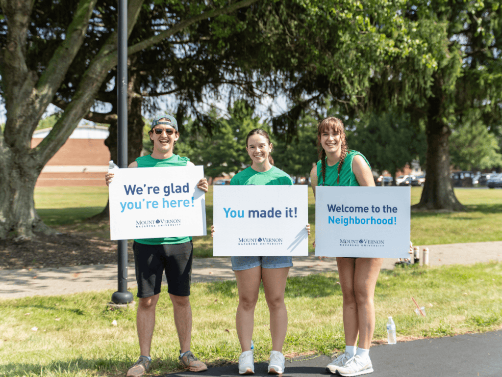 Move-In Day for Residential Mount Vernon Nazarene University MVNU