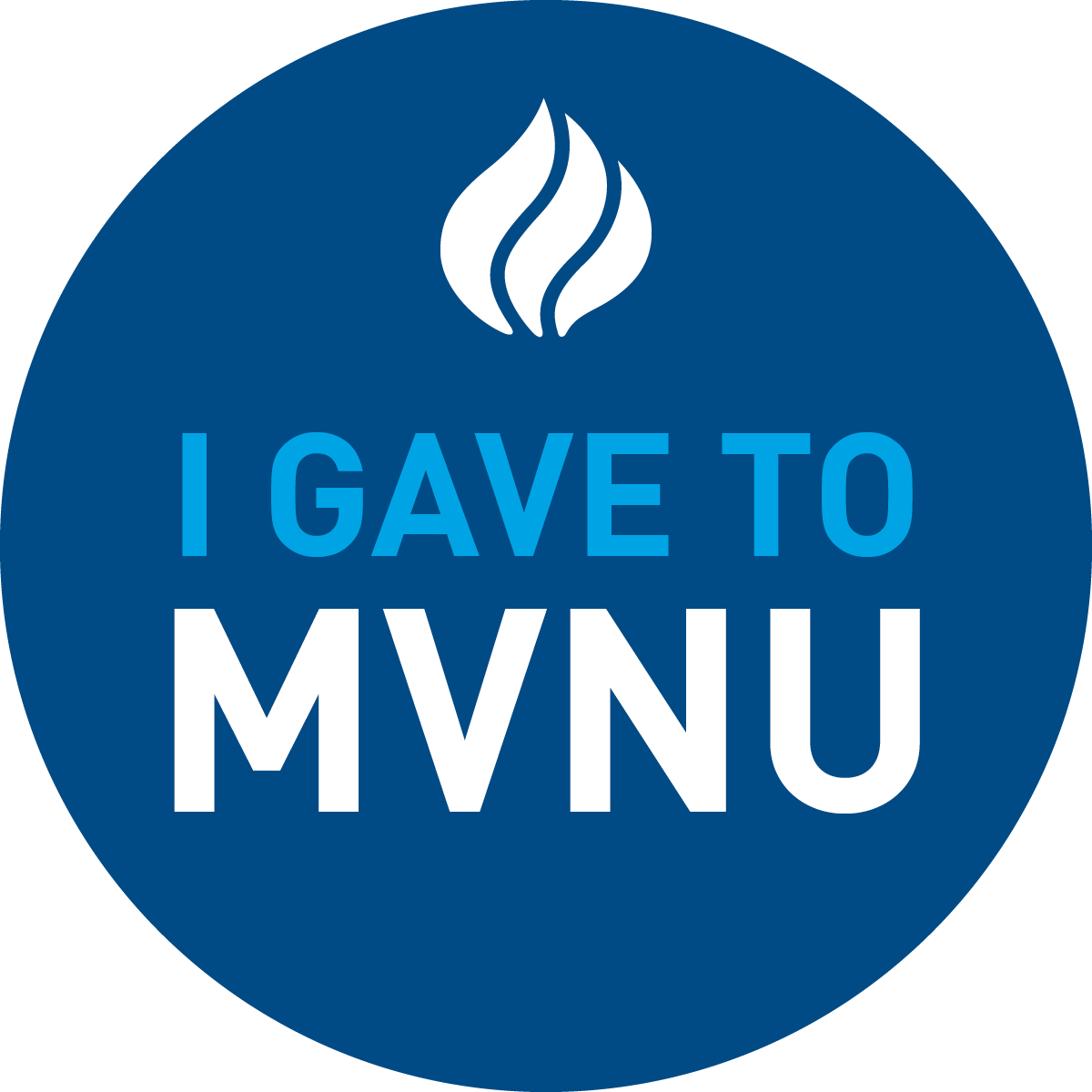 I gave to MVNU(1) I gave to MVNU(1)