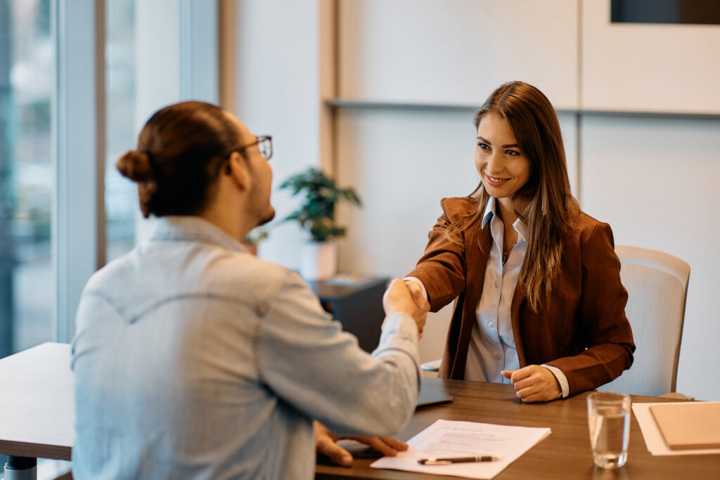 Human resources handshake