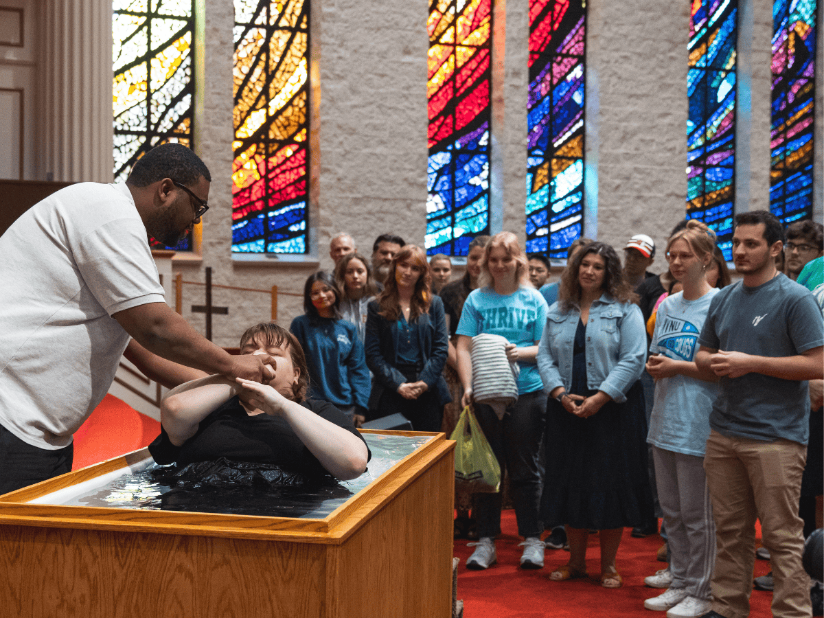 chapel baptism worship MVNU Mount Vernon Nazarene University chapel baptism worship MVNU Mount Vernon Nazarene University
