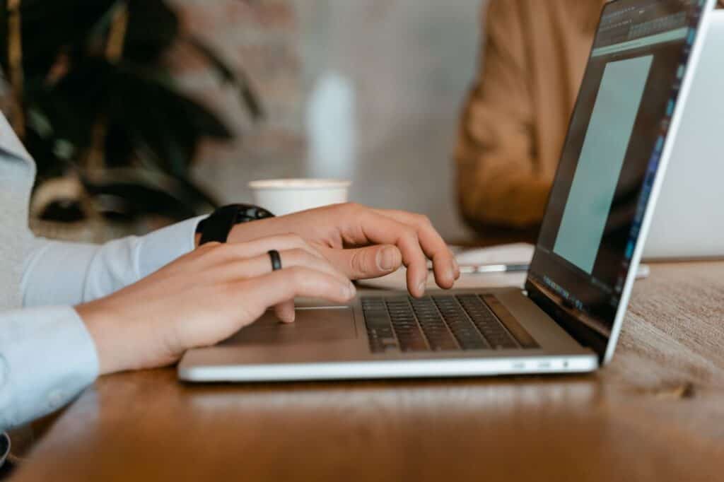 Working adult completing coursework online for MVNU's Cleveland M.A.Ed Intervention Specialist degree with flexible Ohio licensure pathways.