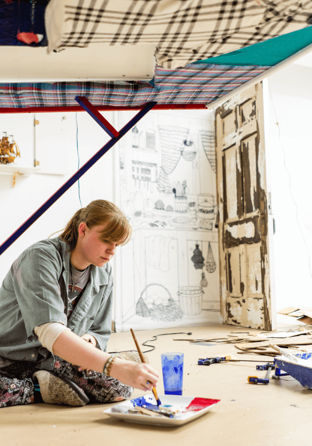 Arts Education MVNU Mount Vernon Nazarene University Buchwald Center student studio art degree Ohio Christian art college