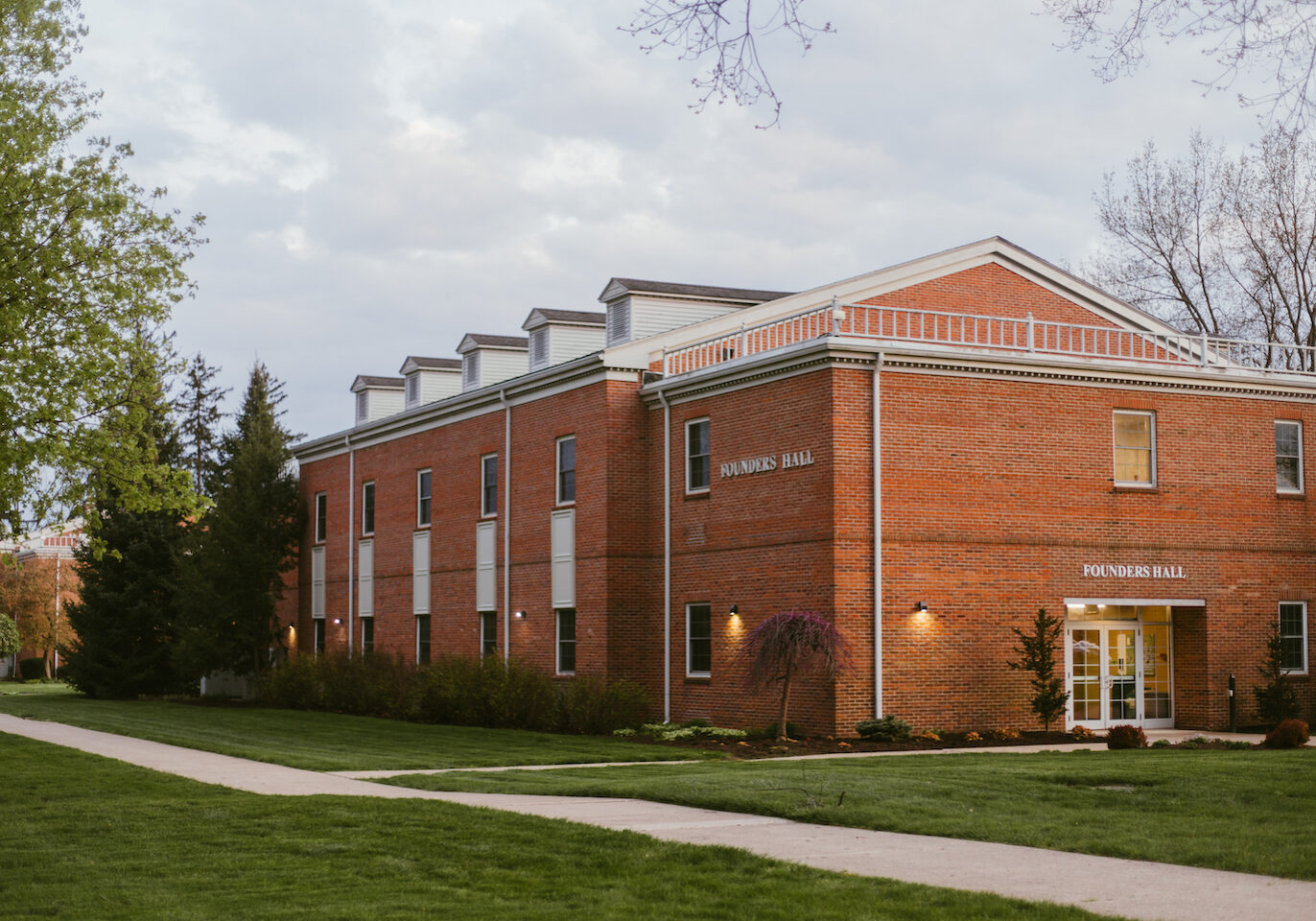 media production studio MVNU communication students radio station Ohio Mount Vernon Nazarene University campus founders hall