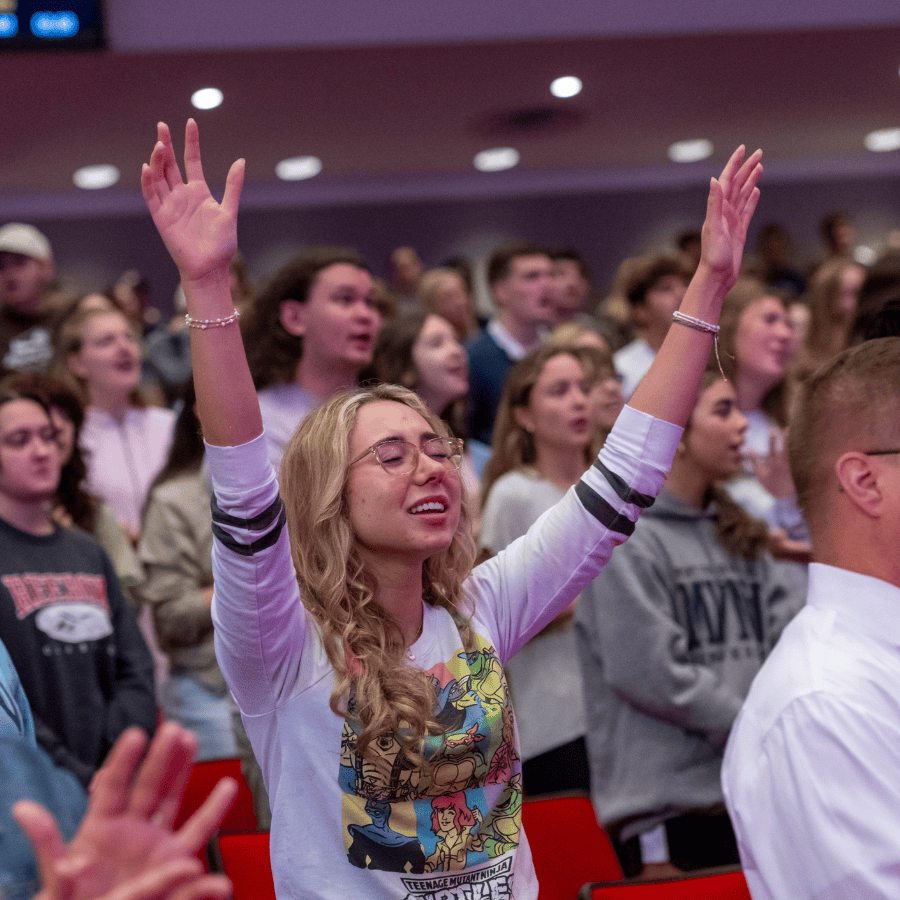 Spiritual Life MVNU Mount Vernon Nazarene University chapel praise